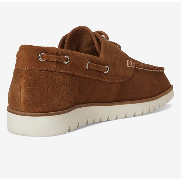 Seychelles Kipper Suede Boat Shoe in Tan Size 8 New in Box - Picture 5 of 11